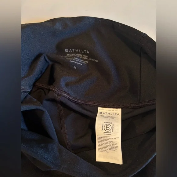 Athleta Elation Sheen Ultra High Rise leggings size M - Picture 3 of 4